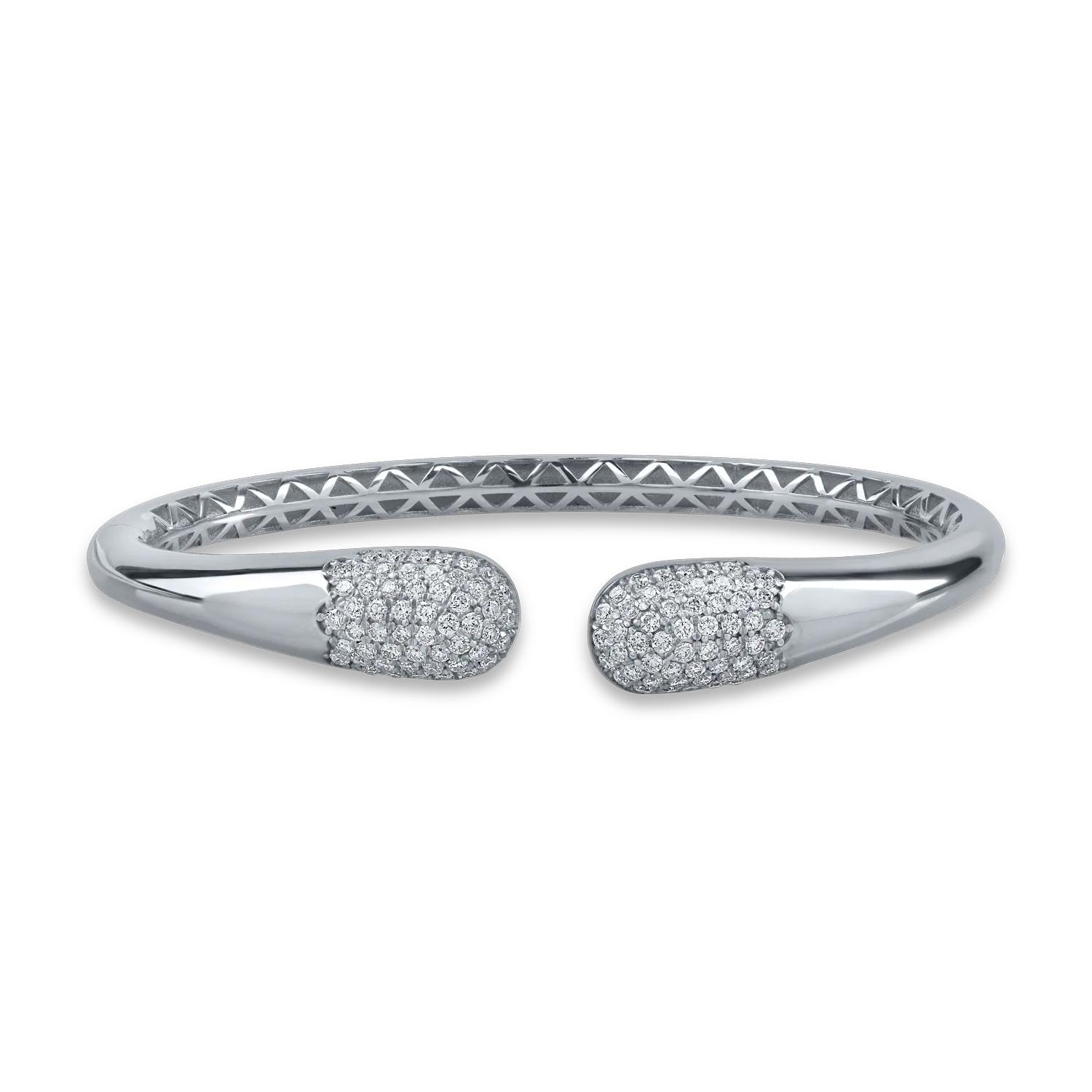 Bratara din aur alb cu diamante de 1.21ct