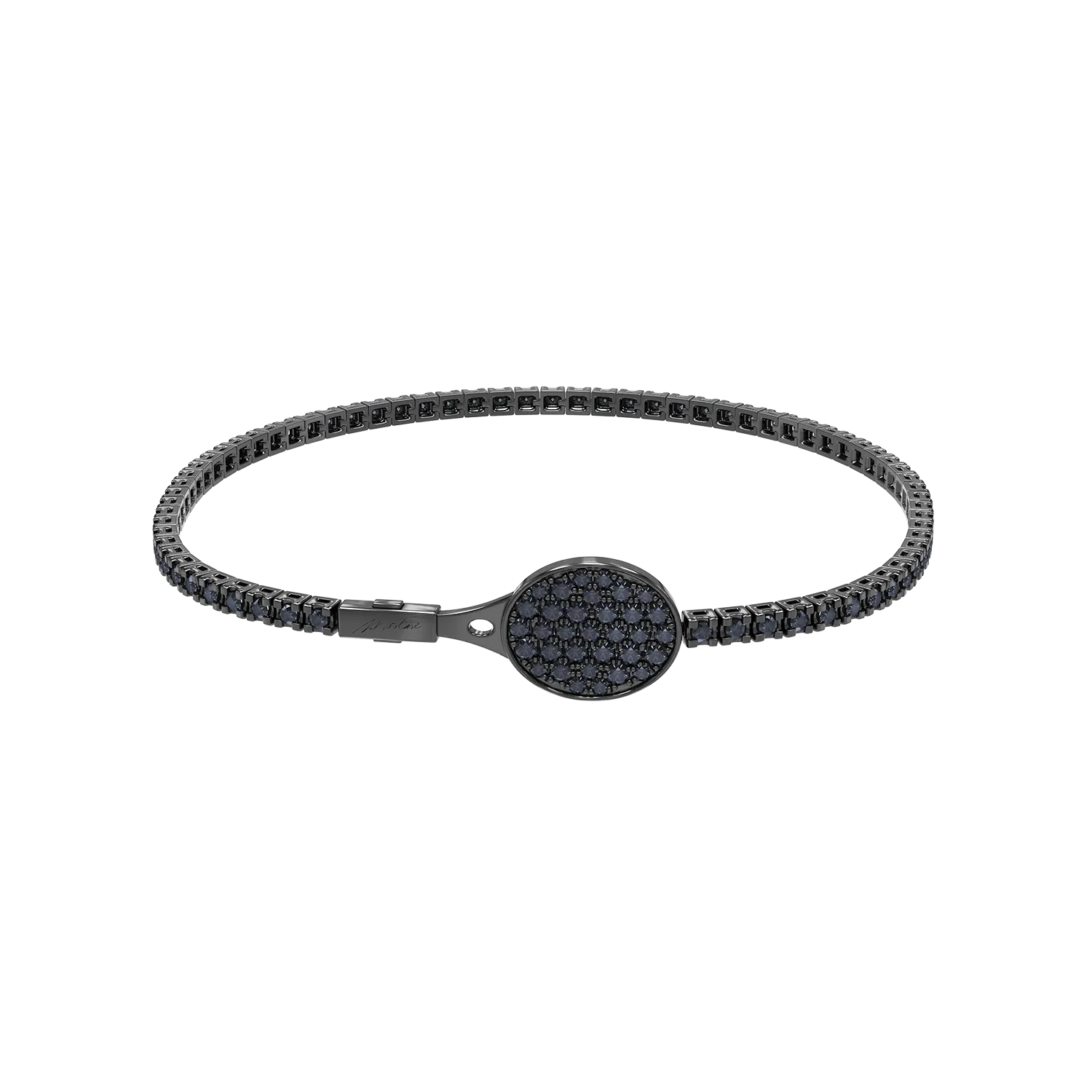 Bratara tennis Heritage cu safire negre de 2.006ct