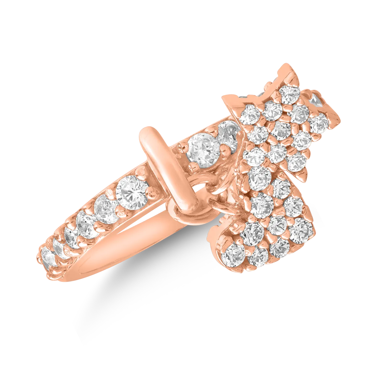 Inel din aur roz 1 Inel din aur roz
