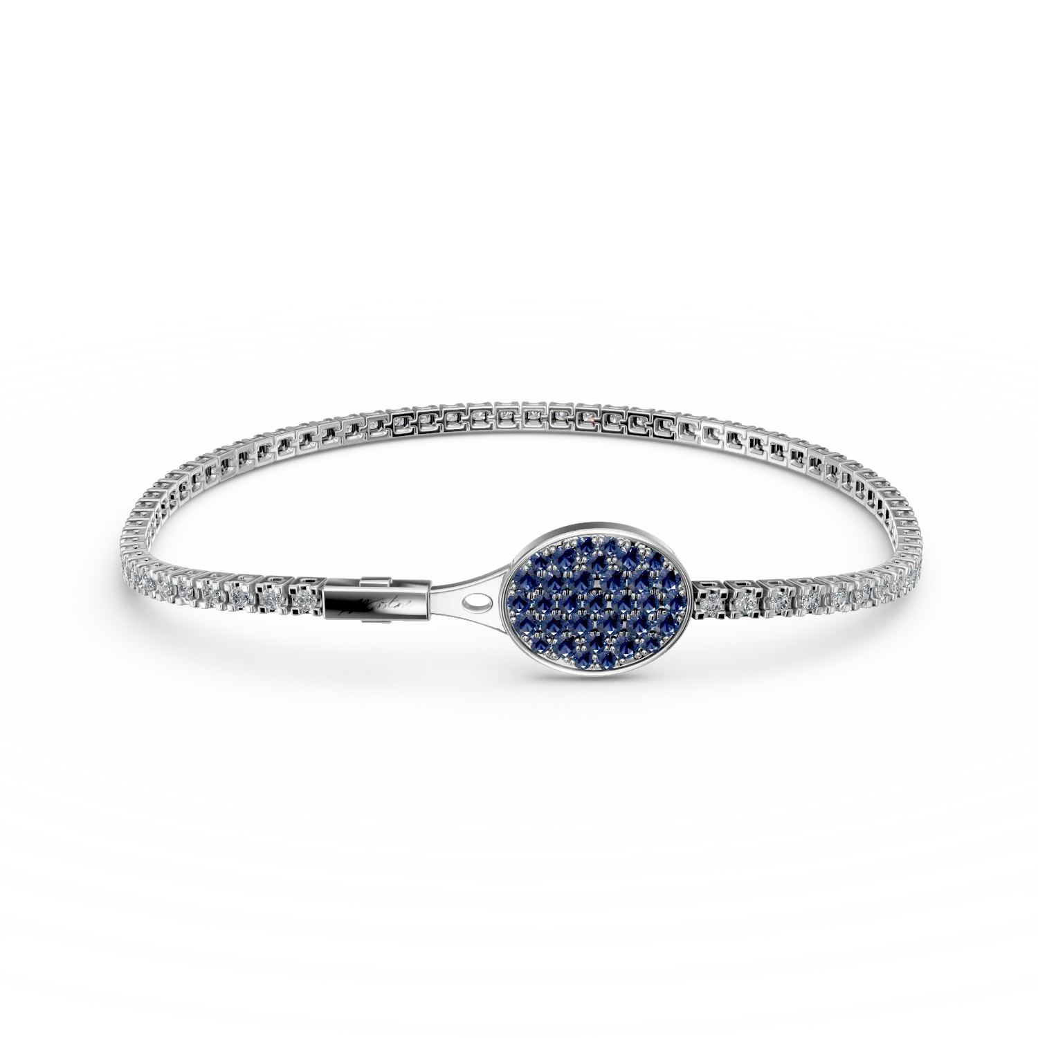 Bratara tennis Wonder cu diamante si safire de 1.525ct