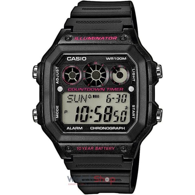 Ceas Casio YOUTH DIGITAL AE-1300WH-1A2 1 Ceas Casio YOUTH DIGITAL AE-1300WH-1A2