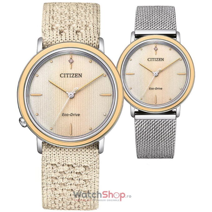 Ceas Citizen Set Elegance Ambiluna EM1006-40A Eco-Drive 1 Ceas Citizen Set Elegance Ambiluna EM1006-40A Eco-Drive