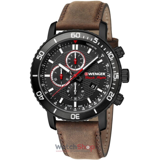 Ceas Wenger Roadster Black Night 01.1843.107 Cronograf